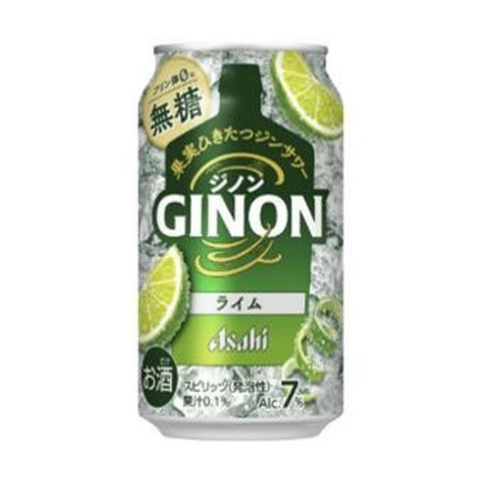 ASAHI GINON Gin Chu-hi <Lime> 350ml Alc.7% - 24 case